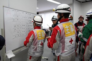 訓練の様子①