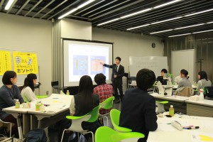 再生医療について講義する福本教授