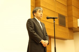 八重樫病院長による訓示