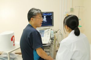 超音波診断装置の体験