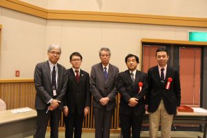 休憩時間に記念撮影