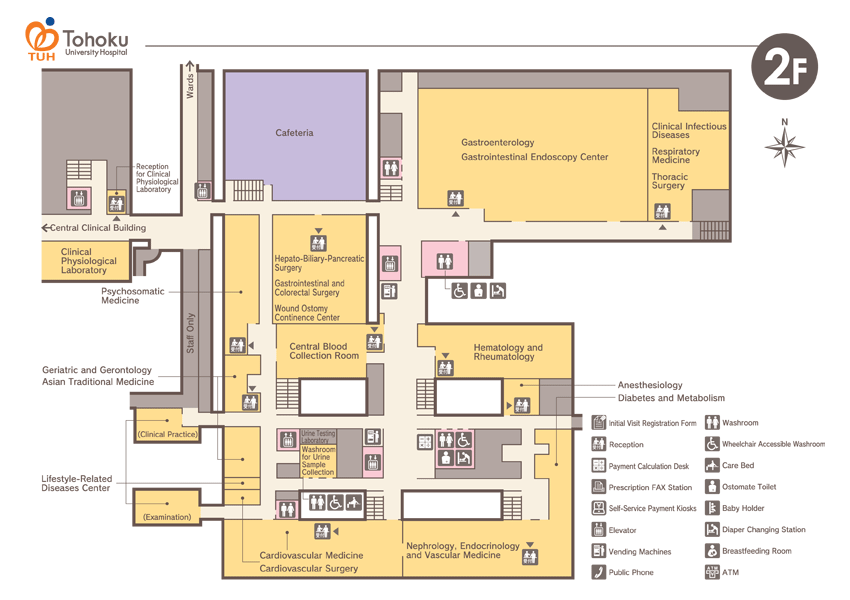 Floor Map | Tohoku University Hospital