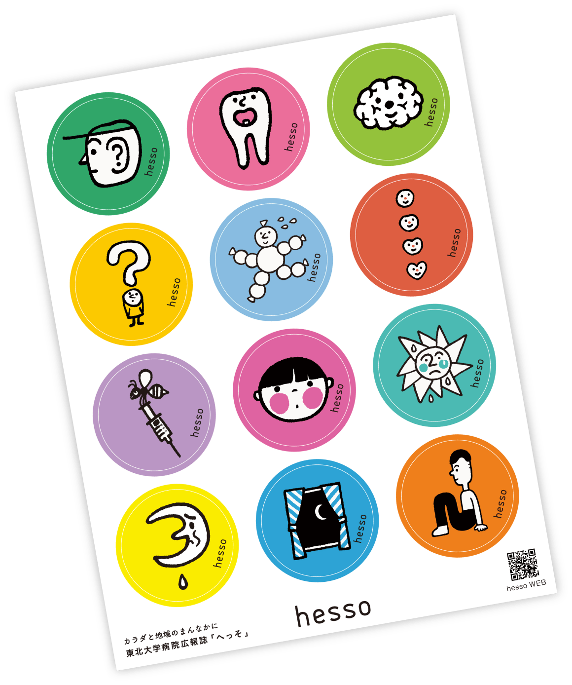 hessoオリジナルステッカー