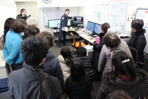 CS（Communication Specialist）ルーム見学の様子