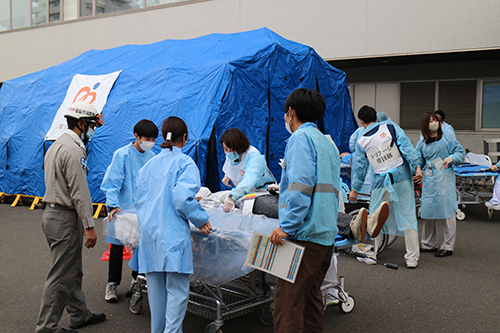 総合防災訓練を実施しました - 東北大学病院