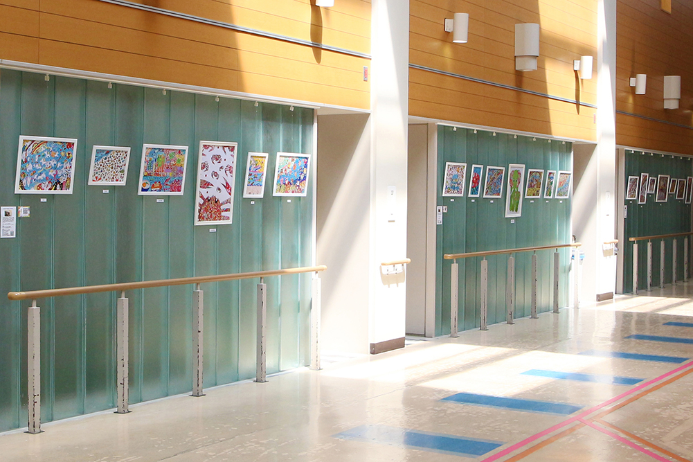 作品展示「DAIKI笑顔プロジェクト」を開催しています（7月31日まで